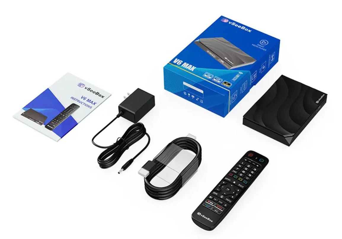 vSeeBox V6 Max: The 8K HDR Android TV Box for 2025-ADD to Cart Now For MAX Discount!