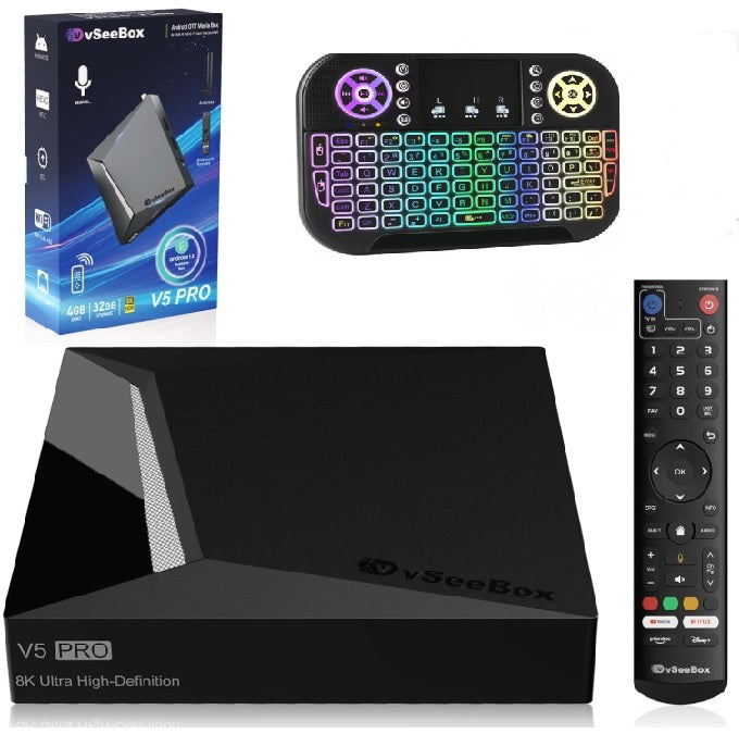 vSeeBox V5 Pro: The 8K HDR Android TV Box for 2025